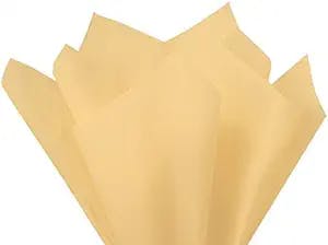 A1 Bakery Supplies Premium Gift Wrap Tissue Paper 15 Inch X 20 Inch - 100 Pack (French Vanilla)