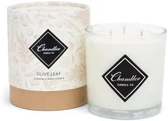 Olive Leaf Chandler Candle: A Fresh and Fragrant Gift Idea for Your Loved O