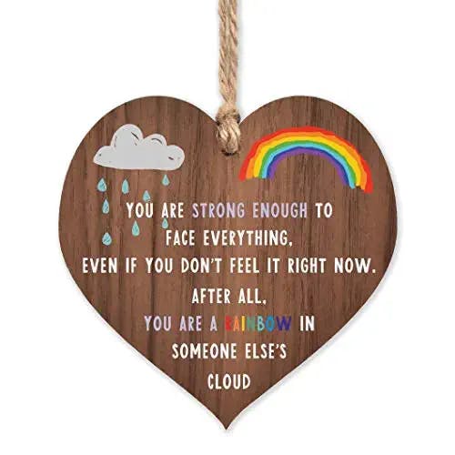 Rainbow gifts | Rainbow in someone else’s cloud | thinking of you - miss you gifts for best friend Keyworker | cheer up gifts | inspirational gifts for women