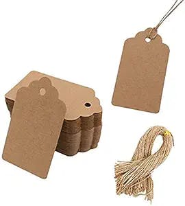 Gift Tag Your Way to the Top: A Review of the 100pcs Kraft Paper Gift Tags