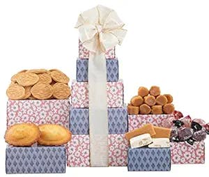 Wine Country Gift Baskets Mother's Day Cookies, Sweets & More Gift Tower