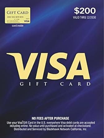 The Perfect Stocking Filler: Visa $200 Gift Card Review 