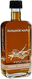 Runamok Maple, Cinnamon + Vanilla Infused Organic Vermont Maple Syrup, 8.45 ounce, 250mL