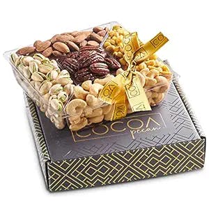 Small Nuts Gift Basket - Mother's Day Premium Assortment of Gourmet Nuts for Snacking and Gifting