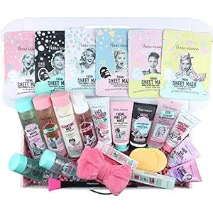 Gift Box for Women - Care Package Gifts for Women - Unique Gifts for Women, Mom, Her, Sister, Aunt, Friends - Birthday Gifts for Women Gift Basket Christmas Spa Skin Care Sets (Premium Luxury 25 Pieces)