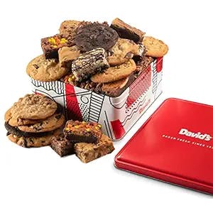 These David’s Cookies Gourmet Assorted Cookies and Brownies Gift Basket are