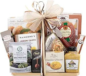 Say Cheese! Wine Country Gift Baskets Gourmet Cheese and Salami Gift is a G