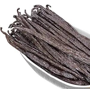 10 Madagascar Vanilla Beans Whole Grade A Vanilla Pods for Vanilla Extract and Baking