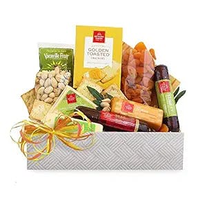 California Delicious Meat and Cheese Gift Crate: A Tasty Gift for Any Occas