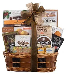 "Snack Like a Pro with The Bon Appetit Gourmet Food Gift Basket by Wine Cou