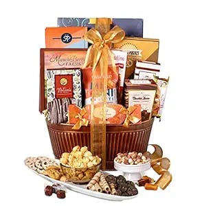 Broadway Basketeers Condolences Gourmet Chocolate Gift Basket, Kosher Sympathy Food Gift Baskets for Delivery, Perfect Care Package Box or Assorted Snack Gifts for Bereavement, Loss, Funeral, or Shiva
