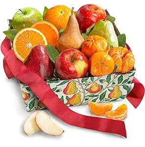 A Gift Inside Fresh from the Farm Fruit Gift Basket