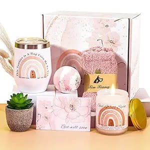 Get Well Soon Gifts for Women，Care Package For Women Get Well Soon Gifts Baskets Feel Better Soon Gifts Sympathy Gifts Thinking of You Birthday Gifts for Women Sick Friends