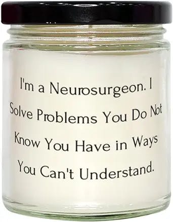 Neurosurgeon-Approved Candle: The Perfect Gift for Coworkers and Secret San