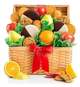 Gift Giving Just Got Sweeter: Premium Fresh Fruit and Cookies Gift Basket 