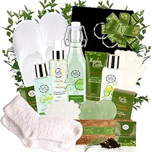 Tea Tree and Arnica Oil Healing Bath & Body Gift Basket for Men & Women. Aromatherapy Spa Basket for Women & Men. Aromatherapy Bed Bath Body Spa Gift Set, Lotion Gift Set. Natural & Organic Home Spa Kit Gift Set for Holiday Gifts