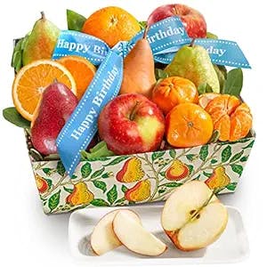Birthday Orchard Favorites Fruit Basket Gift