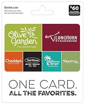 Darden Restaurants Multipack of 4: One Card to Rule Them All