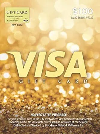 Gift Your Loved Ones with Visa $100 Gift Card and Make Them Go YAY