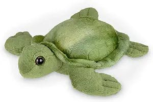 Bearington Lil' Shelton Plush Sea Turtle Stuffed Animal, 7 Inches