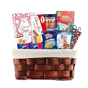 Valentines Day Gifts Baskets for Men, Women, Wife, Husband, Boyfriend, Girlfriend, Premium Gourmet Assorted Chocolates, Cookies & Wafer