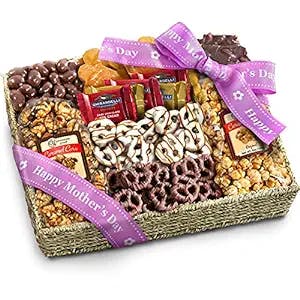 A Gift Inside Happy Mother's Day Chocolate Caramel and Crunch Grand Gift Basket