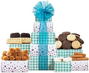 Mother's Day Cookie and Pastry Tower by Wine Country Gift Baskets