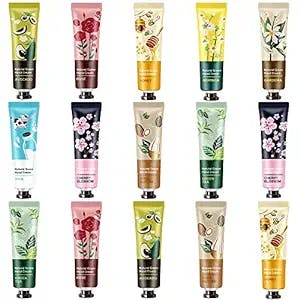 Hand Cream,Hand Lotion,15 Packs Travel Size Hand Cream Gifts Set For Dry Cracked Working Hands, Gifts for Women Mom Girls Wife Grandma
