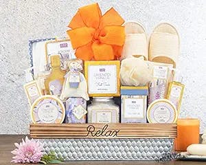 Lavender Vanilla Spa Experience Gift Basket by Wine Country Gift Baskets
