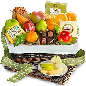 A Gift Inside Get Well Soon Deluxe Fruit Gift Basket,, ()