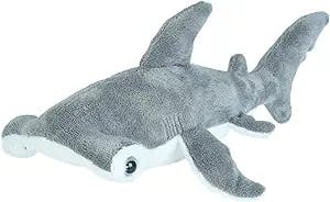 WILD REPUBLIC Hammerhead Stuffed Animal, Plush Toy, Sea Animals, Gifts for Kids, Sea Critters 11" (21584)