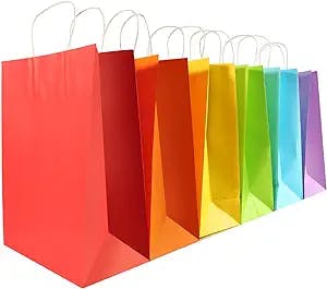 Rainbow Paper Bags: The Perfect Way to Jazz Up Your Gift Giving Game!
