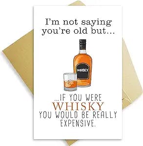 "Cheers to Another Year!": A Hilarious Whiskey-Themed Birthday Card