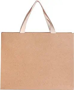 PAPERIST 12pcs 11.8x4.7x9 Sturdy thick paper bags, Perfect for present gift bags, cotton handle bags