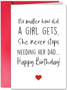 Dad Jokes and Daughter Love: A Review of the Funny Birthday Card for Father