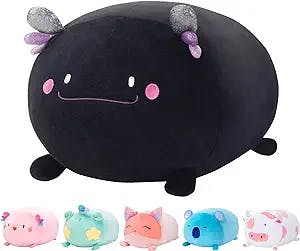 Mewaii Stuffed Animals Cute Plush Body Pillow Soft Axolotl Plushies Squishy Throw Pillow, Kawaii Plush Toys Gifts for Girls Boys