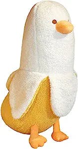 Duck, Duck, Plush! PEACH CAT Banana Duck Plush Toy is the Cutest Pillow You