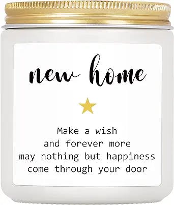 Housewarming Gifts, Housewarming Gifts for New Home, House - New Home Gifts for Home, Housewarming Gifts for Women, Men - Moving Away Gifts, Mothers Day Gifts, 7 oz Lavender Scented Candle