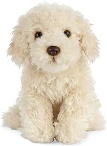Living Nature Labradoodle, Realistic Soft Cuddly Dog Toy, Naturli Eco-Friendly Plush, 10 Inches