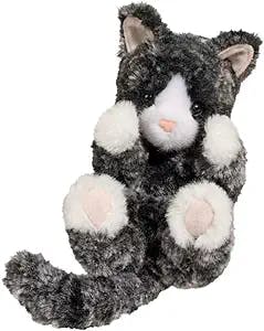 Purrfectly Adorable Douglas Black & White Kitten Lil' Handful Plush Stuffed