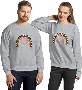 Merry Christmas Yall Sweatshirt. Happy New Year Day Sweater, Xmas Eve Pullover, Secret Santa Gift, Season Holiday Outfit Idea