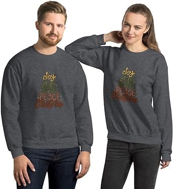 Get Cozy and Festive with the Joy Hope Love Peace Christmas Sweatshirt: A R
