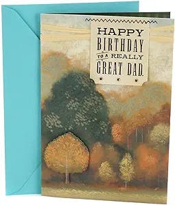 A Hilarious Review for the Hallmark Birthday Card for Dad (Autumn Landscape