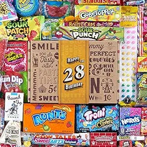 Sweeten Up Your 28th Birthday with Vintage Candy Co. Gift Box!