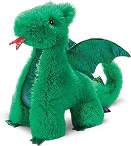 Vermont Teddy Bear Plush Dragon - Dragon Stuffed Animal, Green, 18 Inch