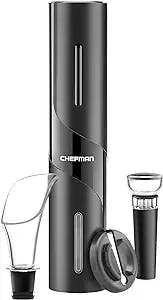 Make Wine Time A Breeze with the Chefman Electric Wine Opener - A Perfect G