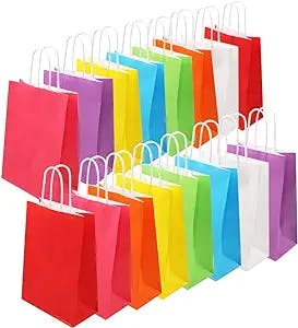 Rainbow Goodness: Tomnk 32pcs Party Favor Bags 