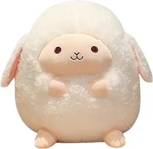 YIDE Stuffed Animal Sheep Soft Cute Lamb Plush Doll Sheep Play Toys, White Birthday Christmas Holiday Easter Thanksgiving Gift for Kids Baby Little Girl Boy Adults (9.0 in)