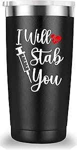 Sip in Style: The Mamihlap I Will Stab You Travel Mug Tumbler is Perfect fo