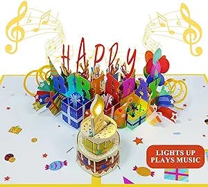 Blow Out Your Candles in Style with the Musical Birthday Card!